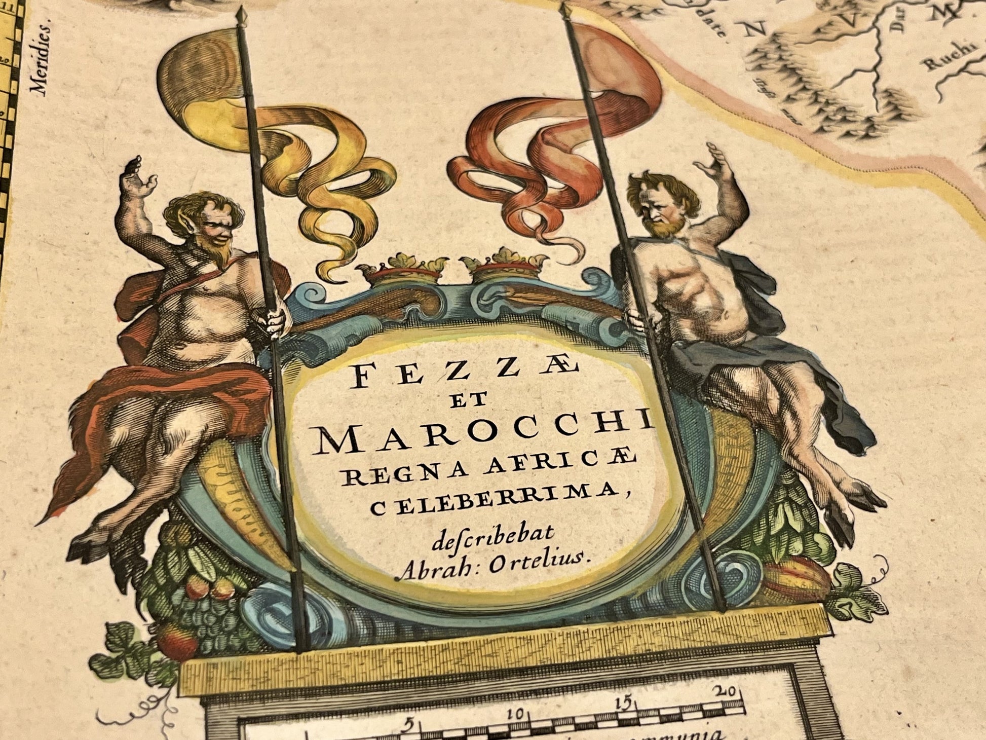 Carte ancienne Royaumes Fes et Marrakech