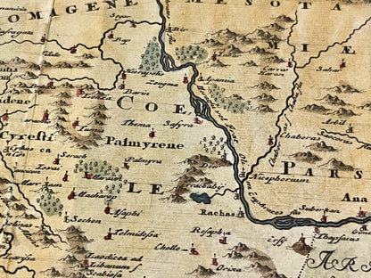 Carte ancienne Syrie par Cluwer