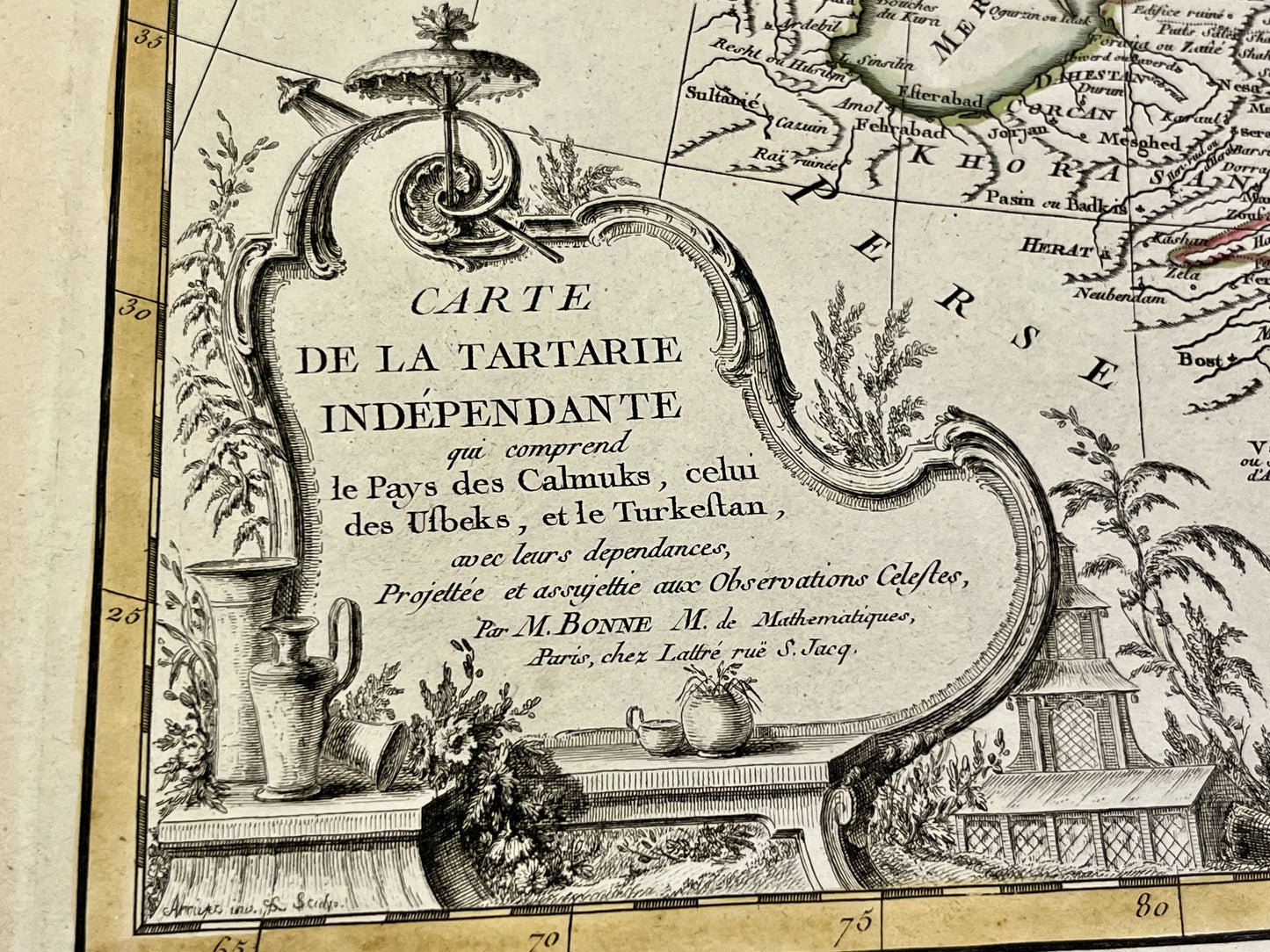 Carte ancienne Tartarie Independante par Bonne
