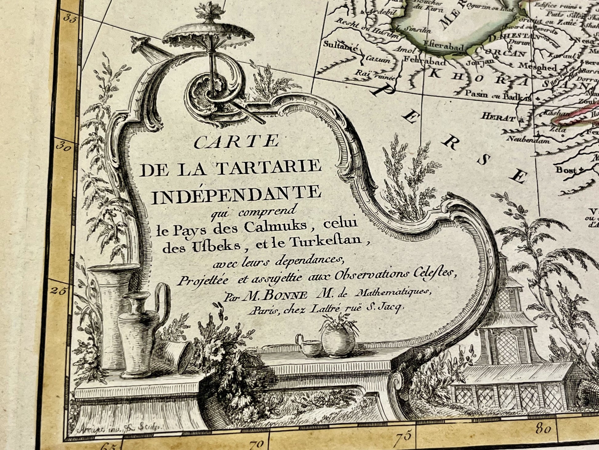 Carte ancienne Tartarie Independante par Bonne