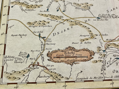 Carte ancienne Tartarie par Bellin