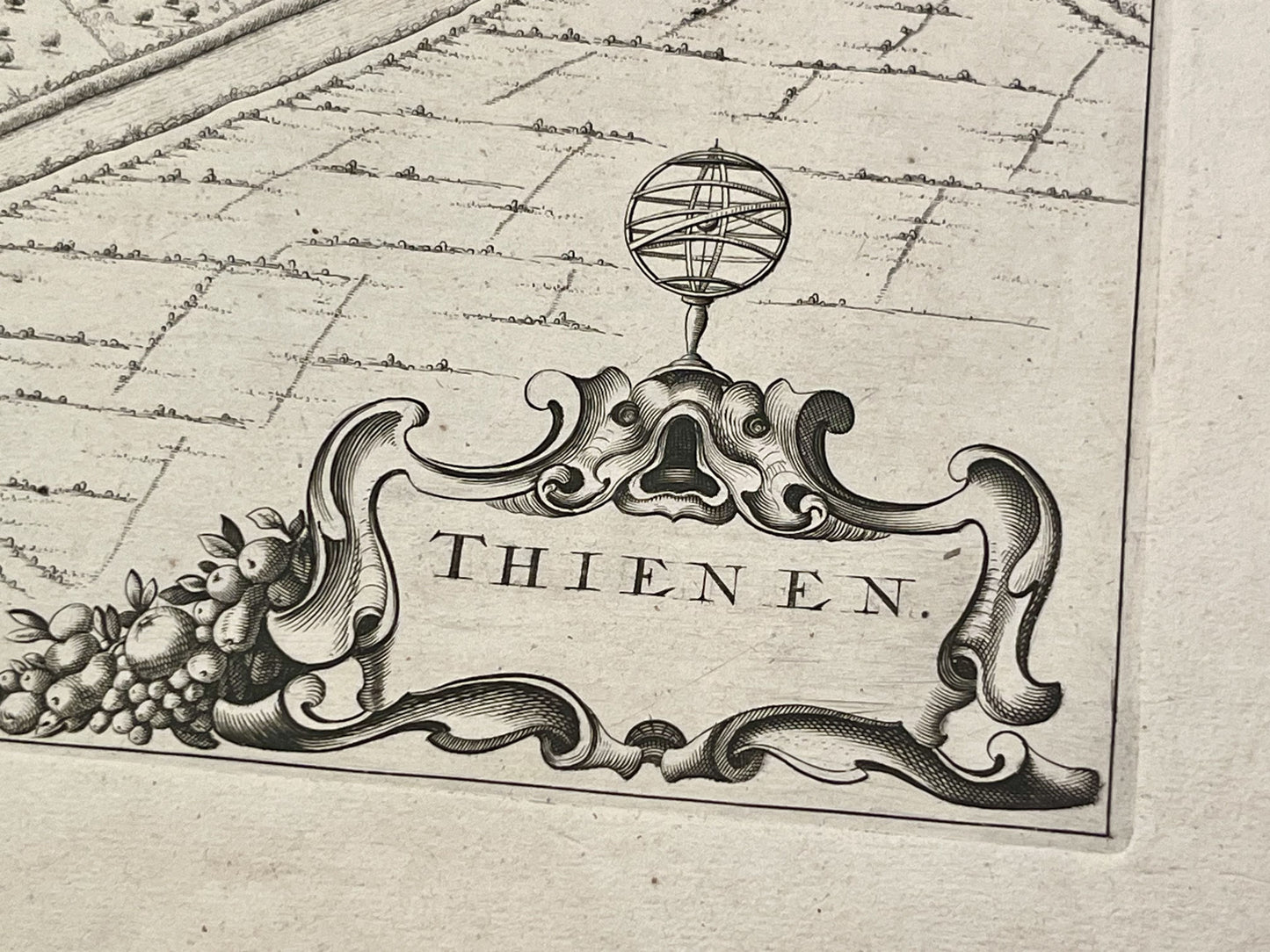 Carte ancienne Tirlemont par Blaeu