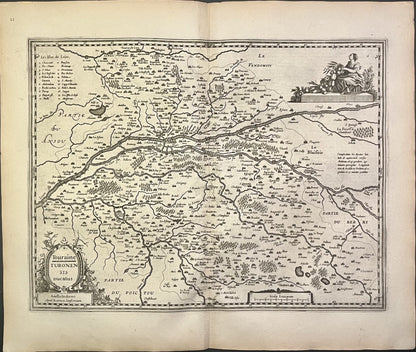 Carte ancienne Touraine