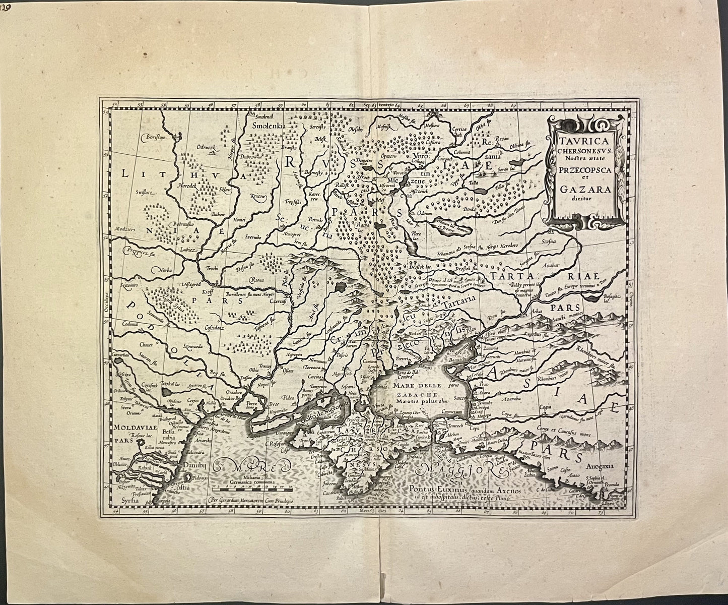 Carte ancienne Ukraine