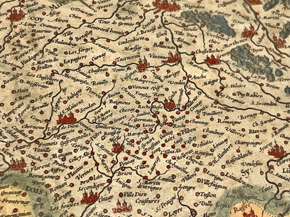 Carte ancienne Vendee par Gerard Mercator