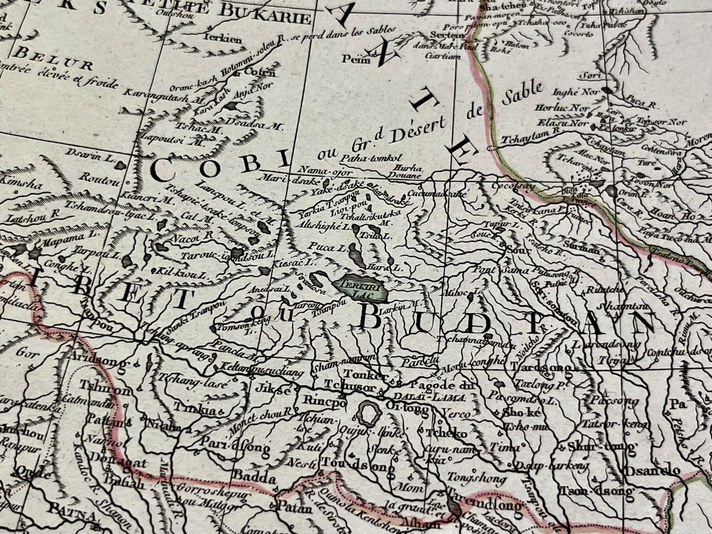 Carte ancienne asie centrale