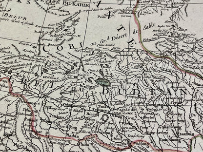 Carte ancienne asie centrale