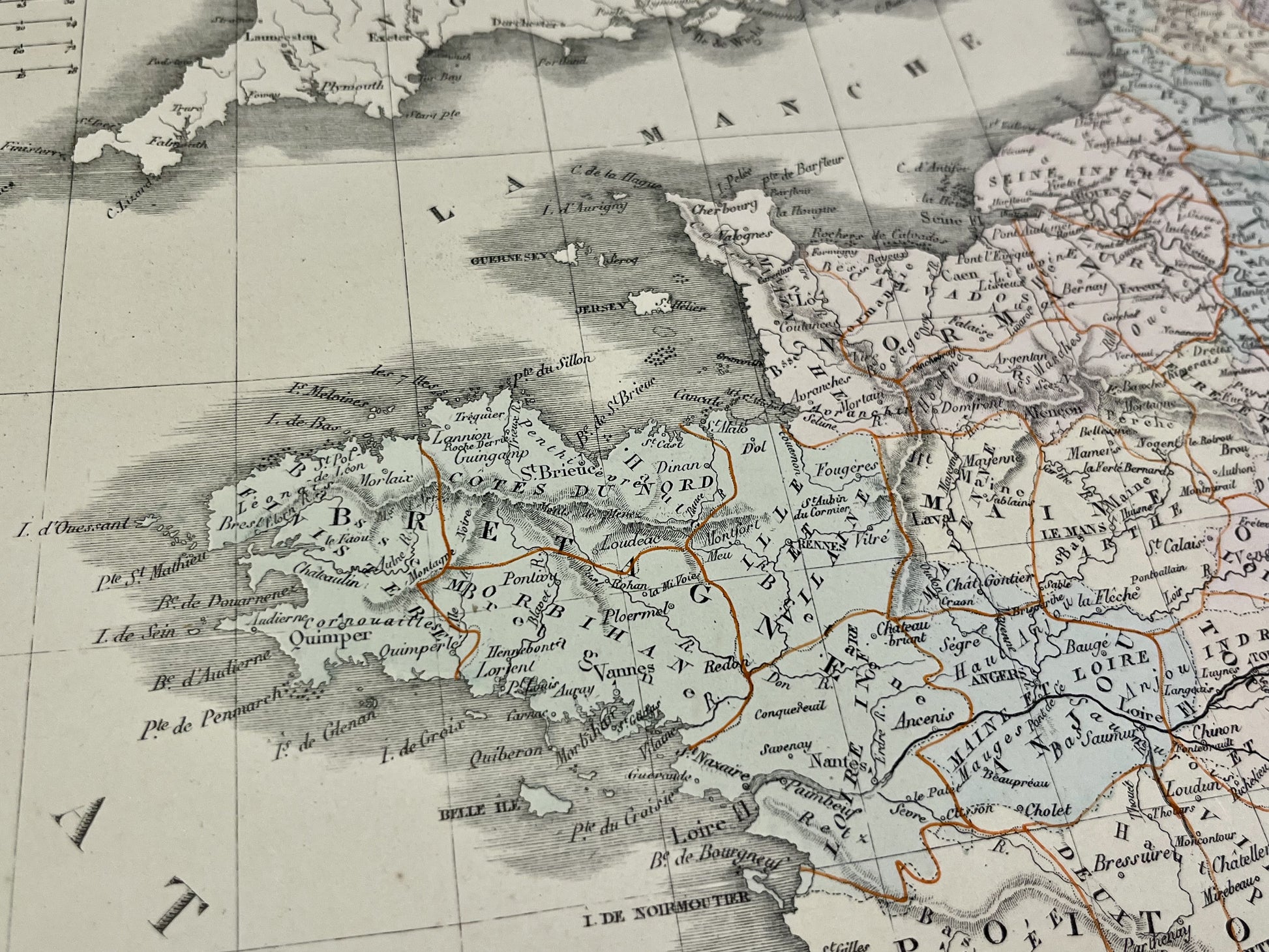 Carte ancienne authentique France