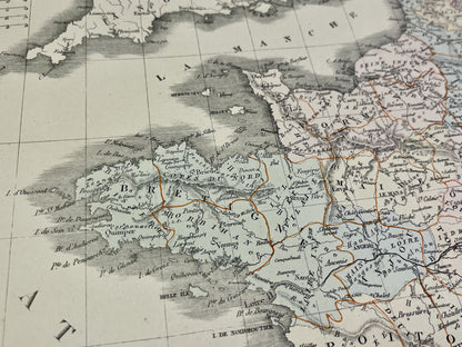 Carte ancienne authentique France
