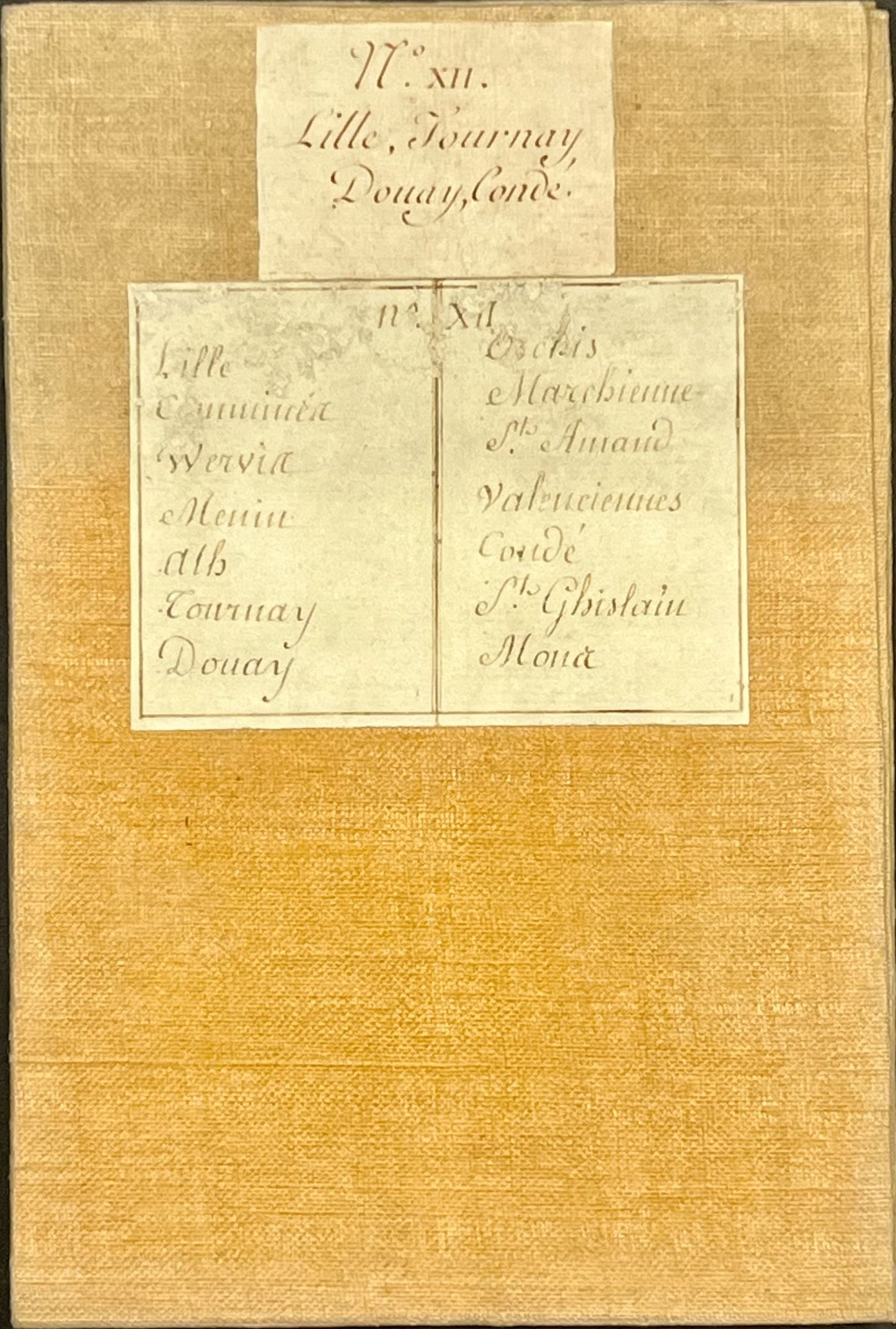 Carte ancienne de Ferraris XII