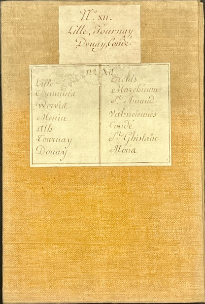 Carte ancienne de Ferraris XII