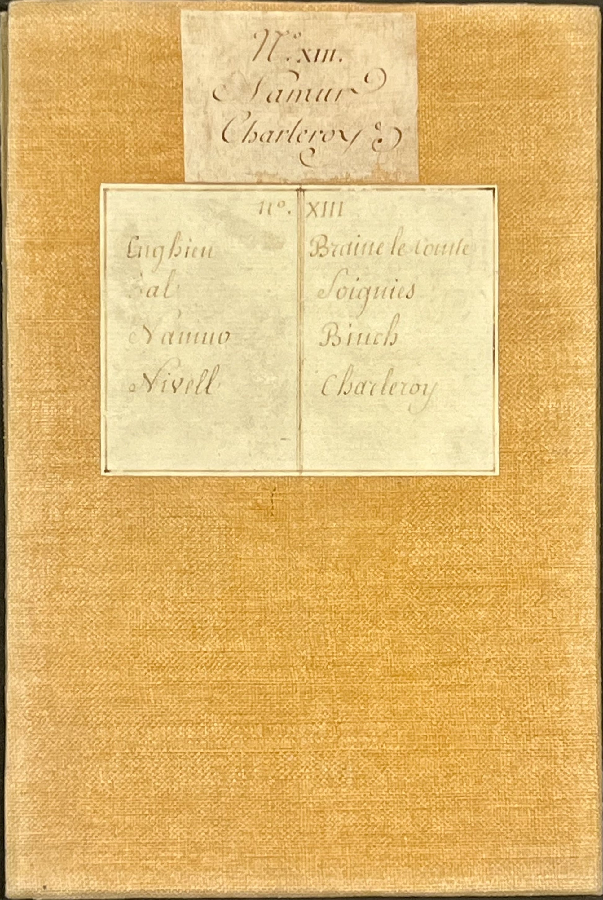 Carte ancienne de Ferraris XIII