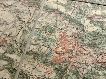 Carte ancienne de Versailles precise