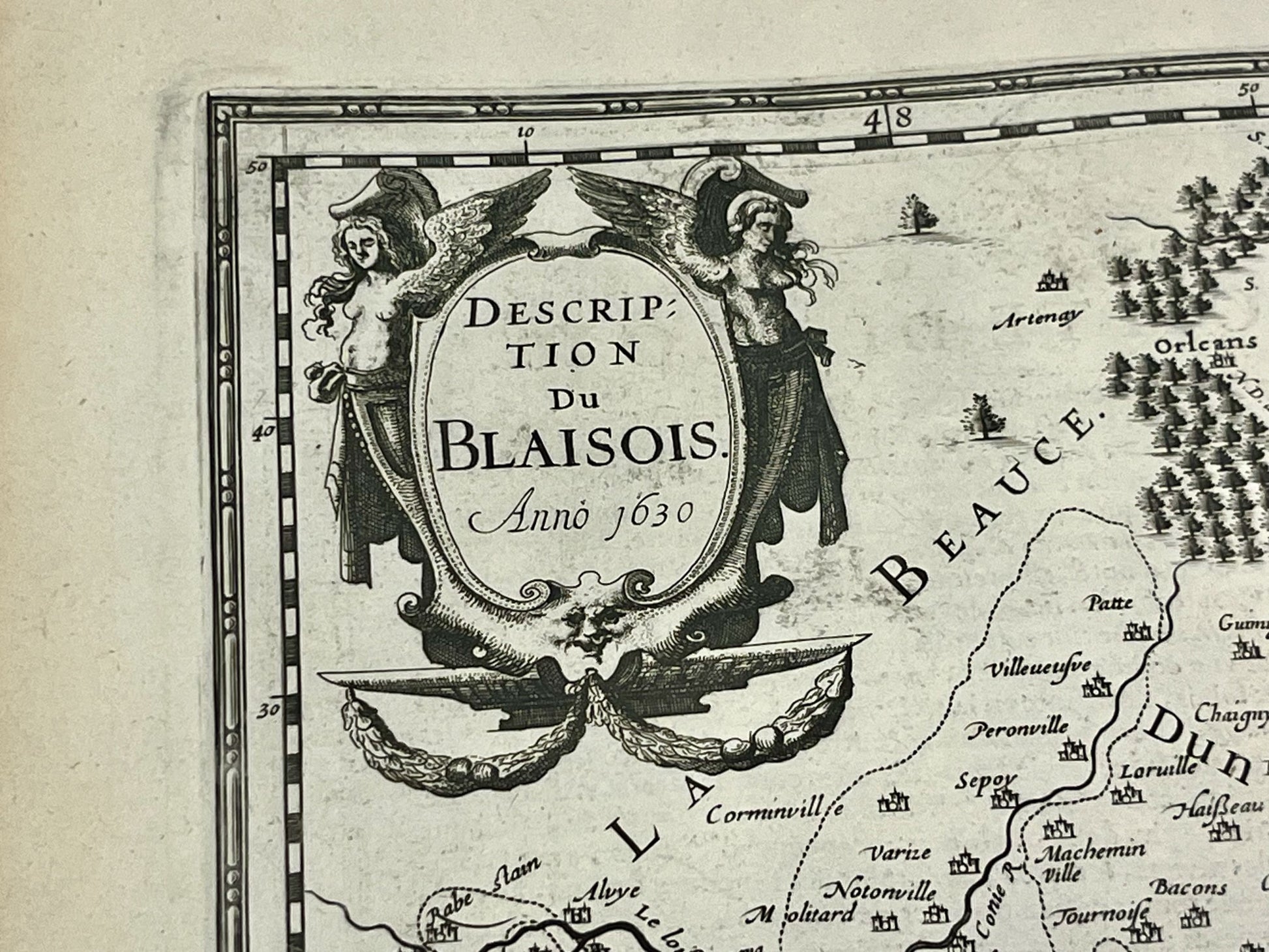 Carte ancienne du Blaisois