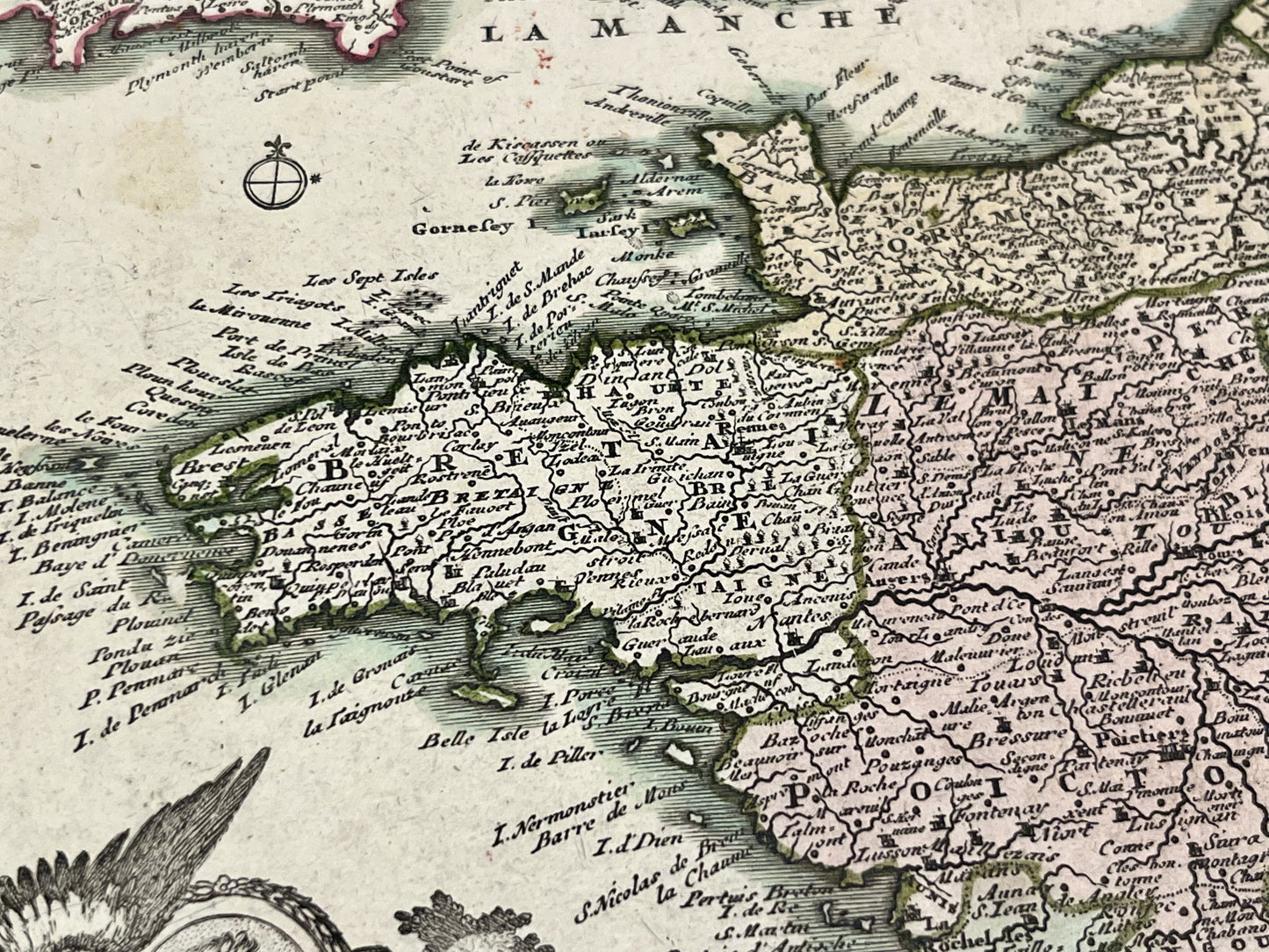 Carte ancienne geographique France