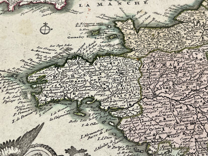 Carte ancienne geographique France