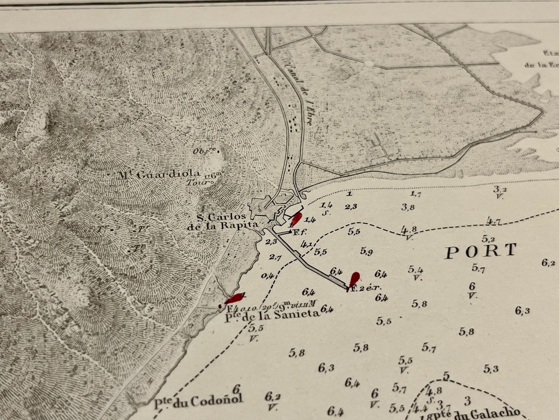 Carte ancienne la Rapita