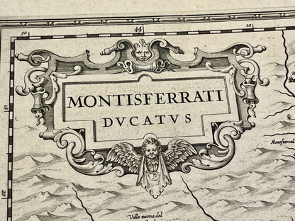 Carte authentique Duche Montferrat