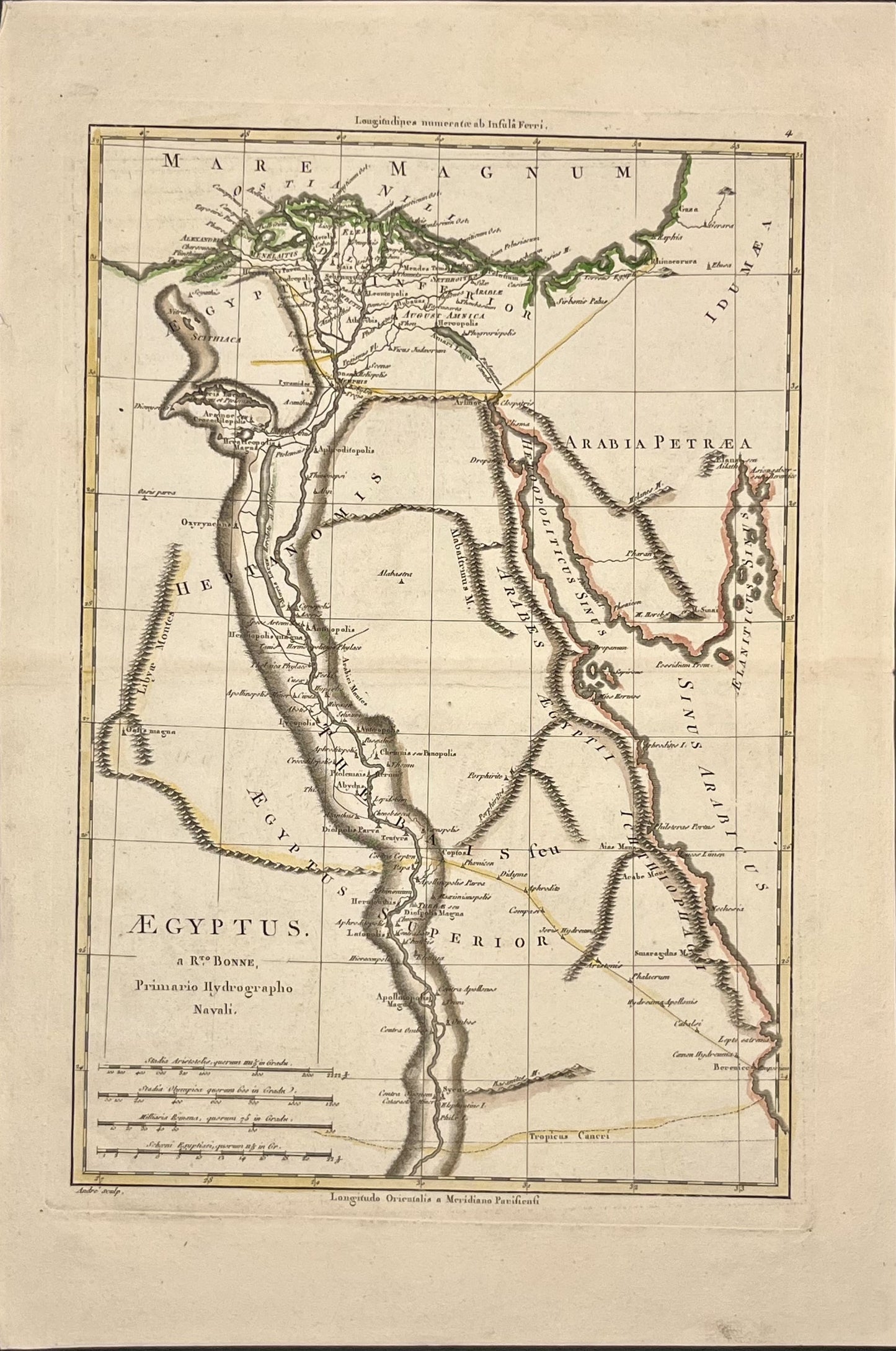Carte authentique Egypte