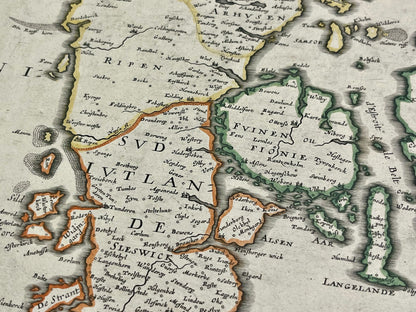 Carte authentique Royaume Danemark