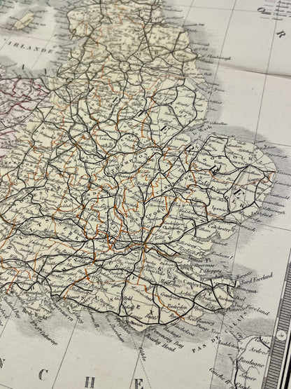 Carte authentique ancienne Grande Bretagne