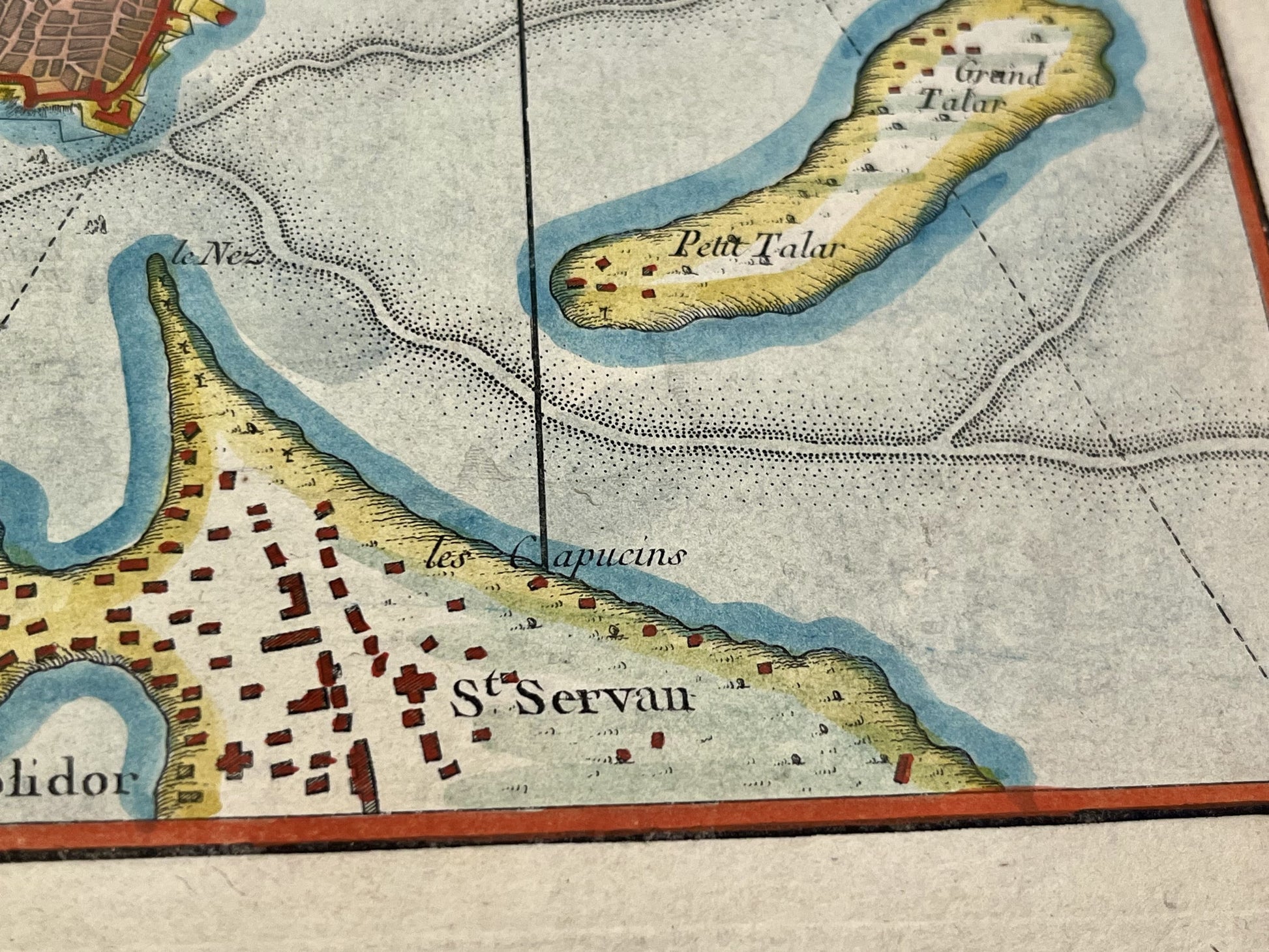 Carte authentique ancienne Saint-Malo