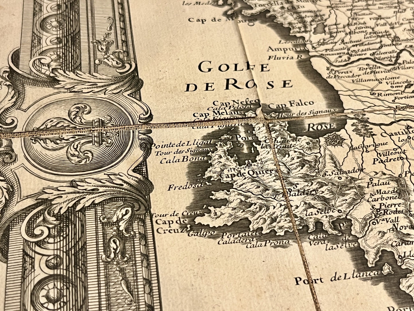 Carte de Roussel des Pyrenees
