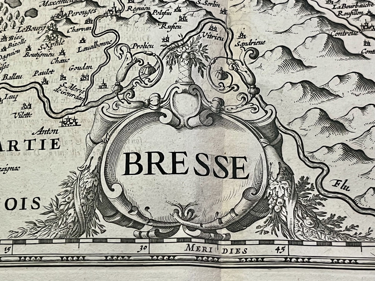 Carte de la Bresse