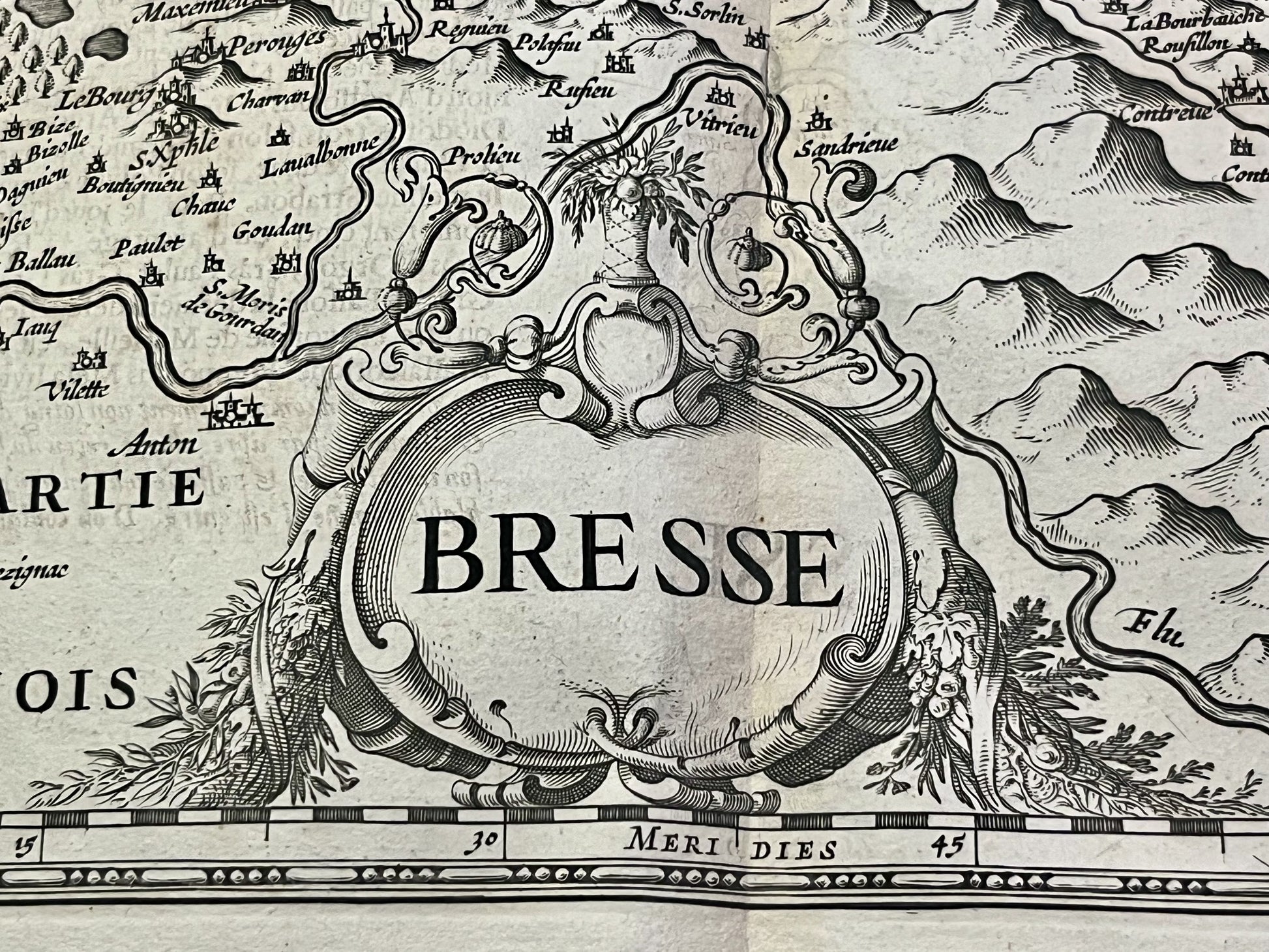 Carte de la Bresse