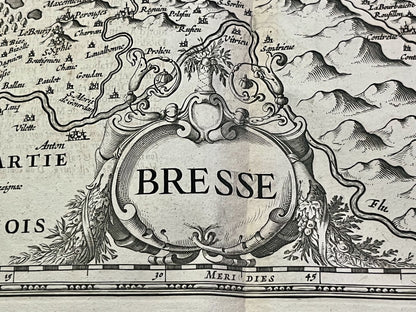 Carte de la Bresse