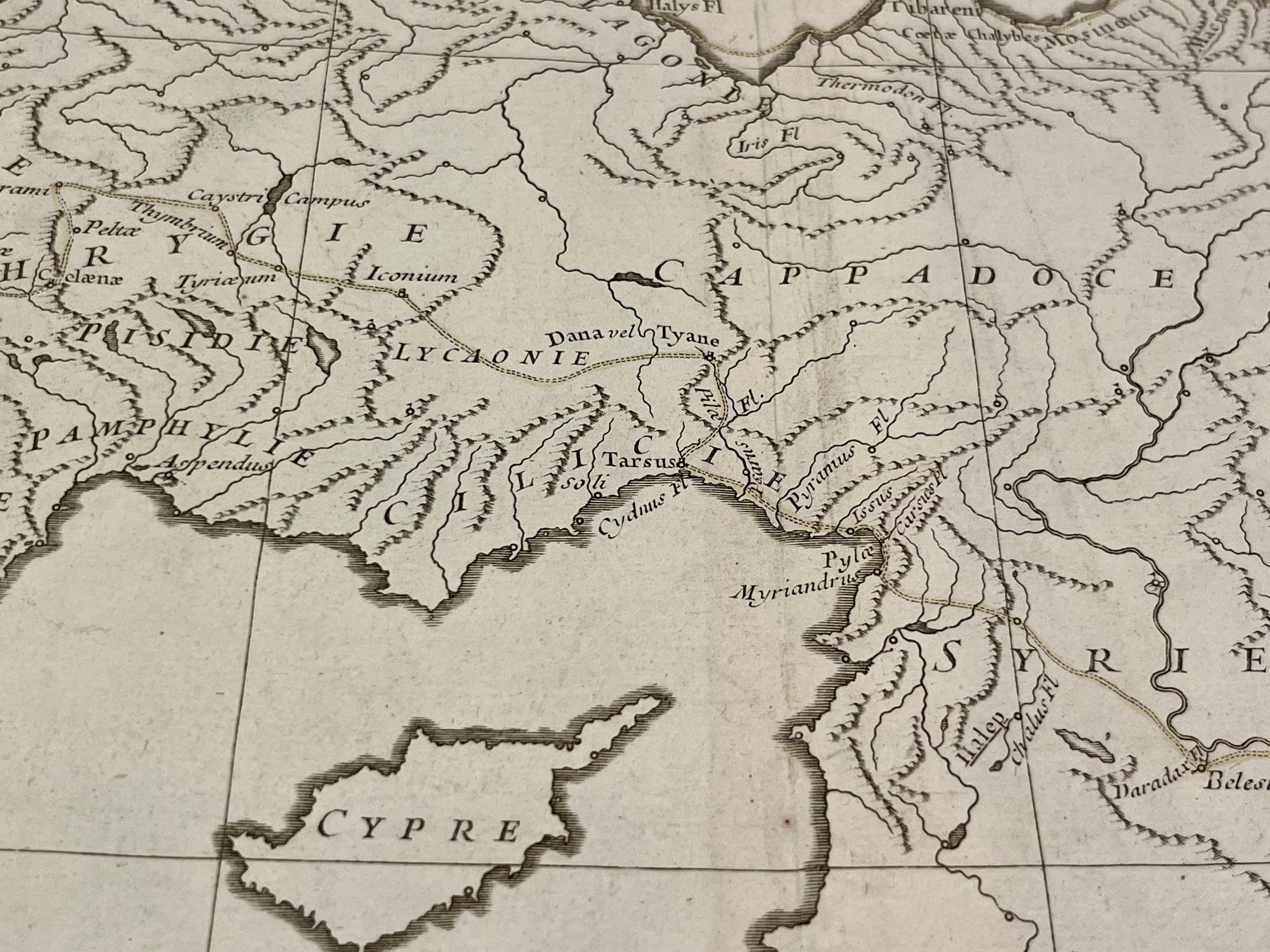 Carte de la Retraite des Dix-Mille