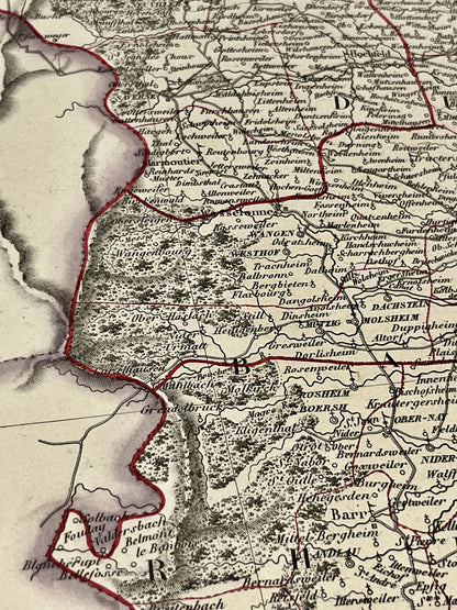 Carte diocese Alsace ancienne
