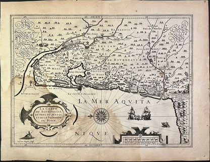 Carte du Bordelais et du Medoc