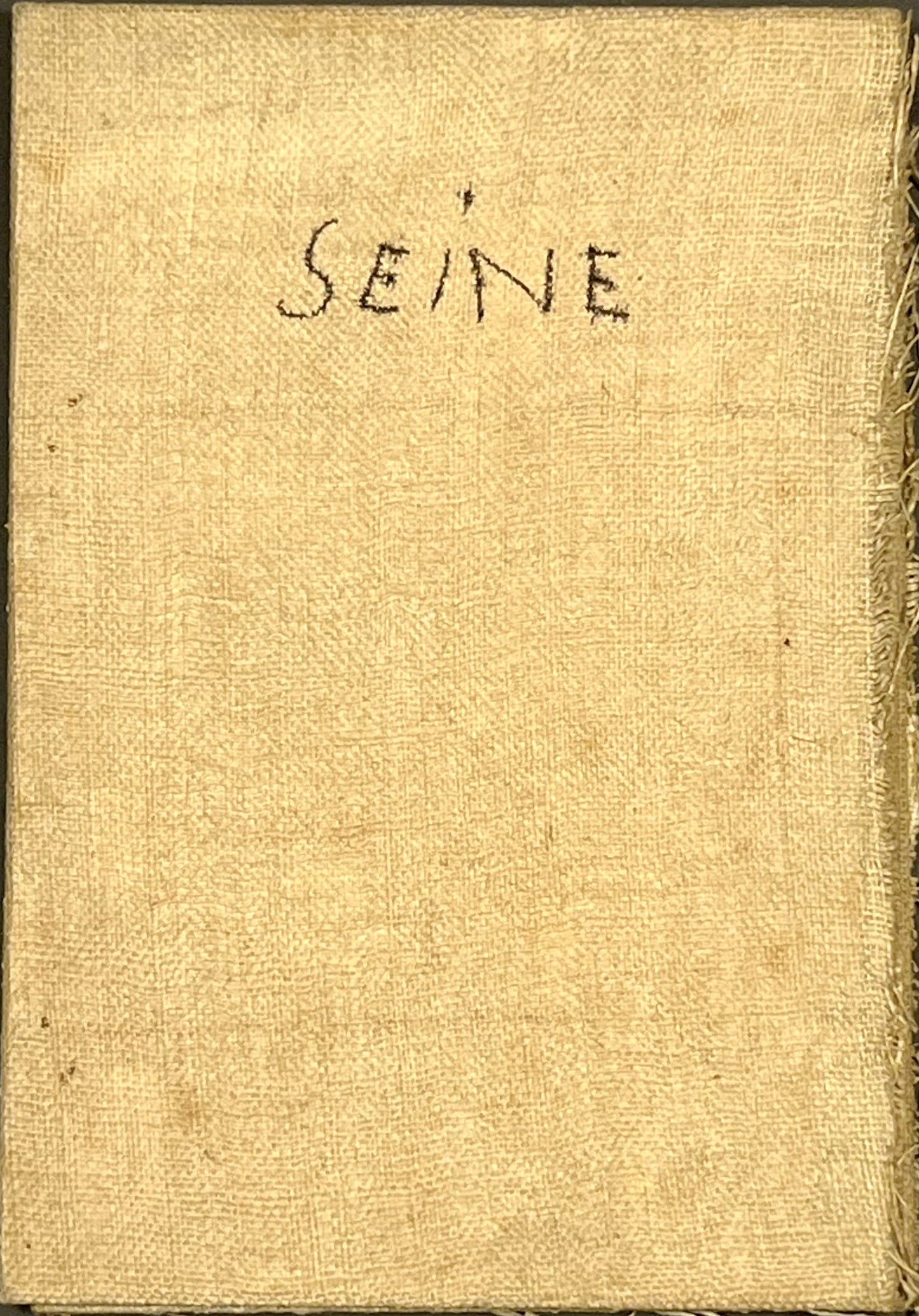 Carte entoilee Departement Seine Paris