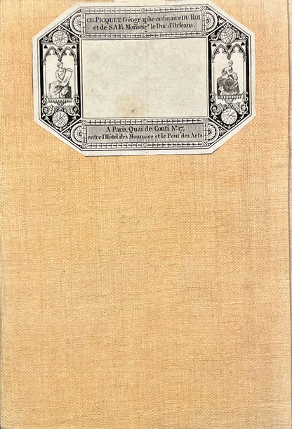 Carte entoilee ancienne Aveyron