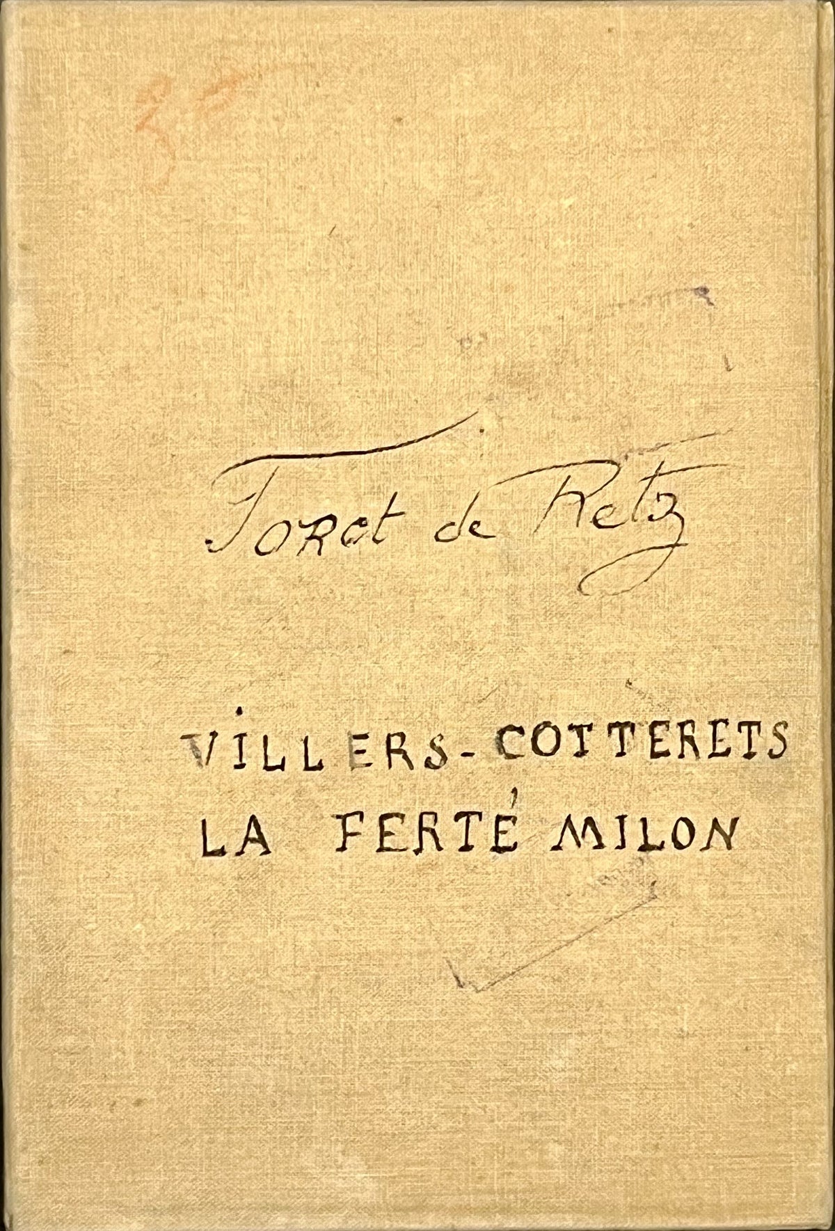 Carte entoilee ancienne Foret Retz