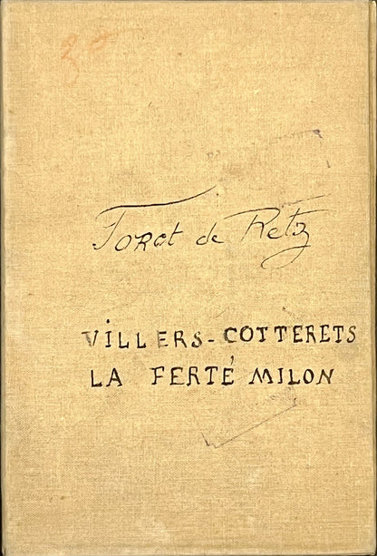 Carte entoilee ancienne Foret Retz