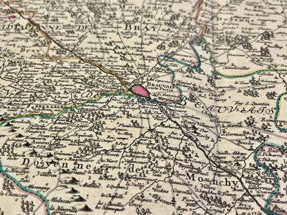 Carte geographique ancienne Beauvais par Delisle