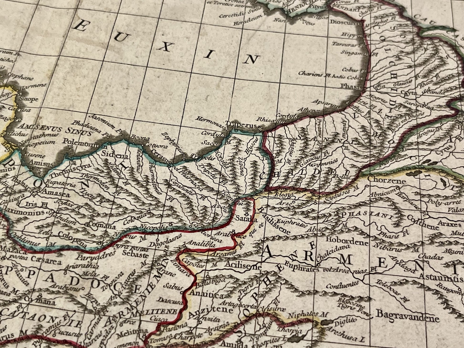 Carte geographique ancienne Cappadoce