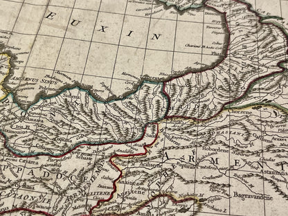 Carte geographique ancienne Cappadoce