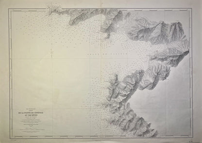 Carte geographique ancienne Golfe Valinco