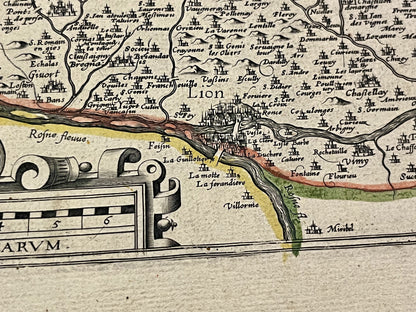 Carte geographique ancienne Lyonnais