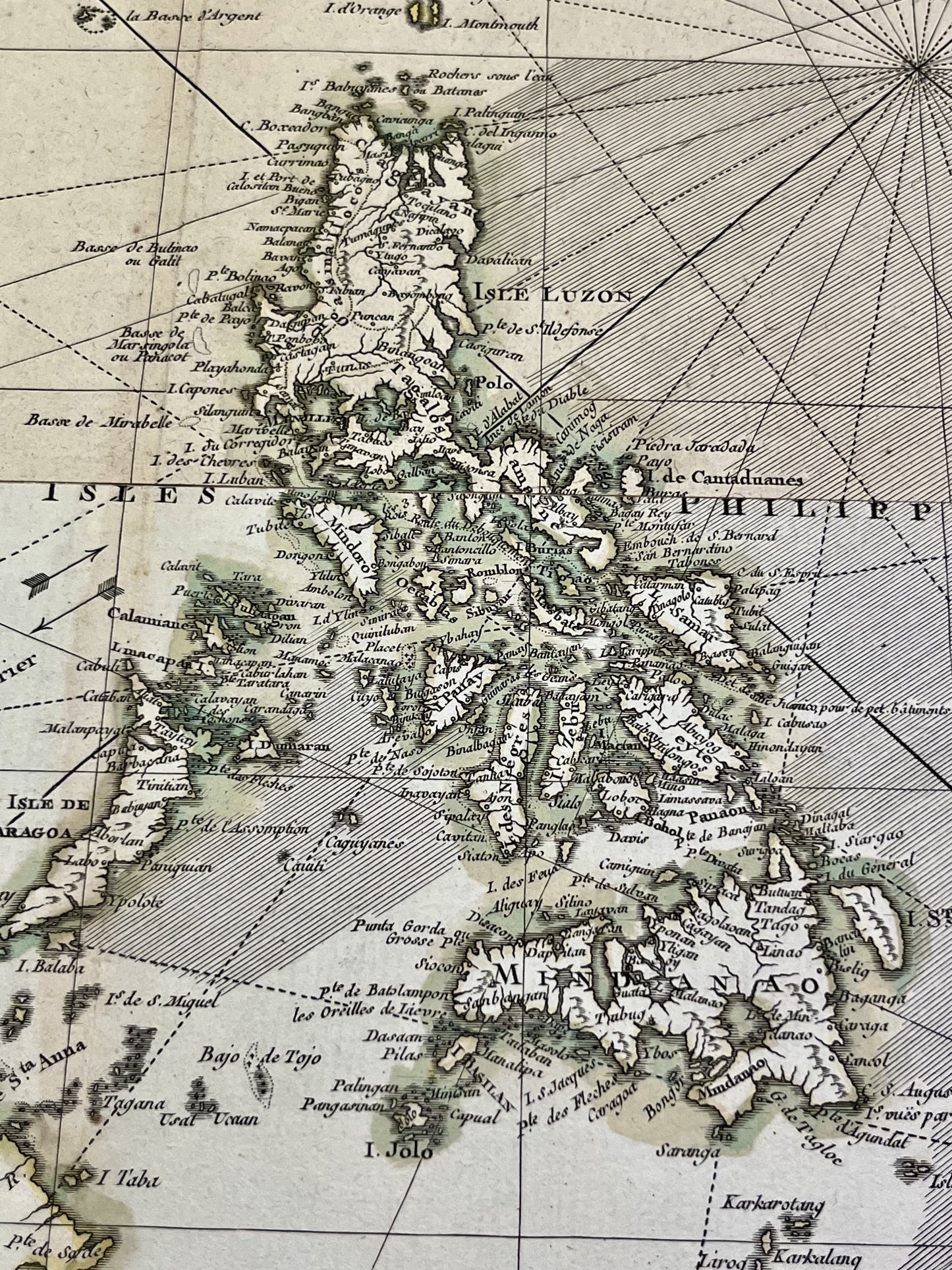 Carte geographique ancienne Philippines