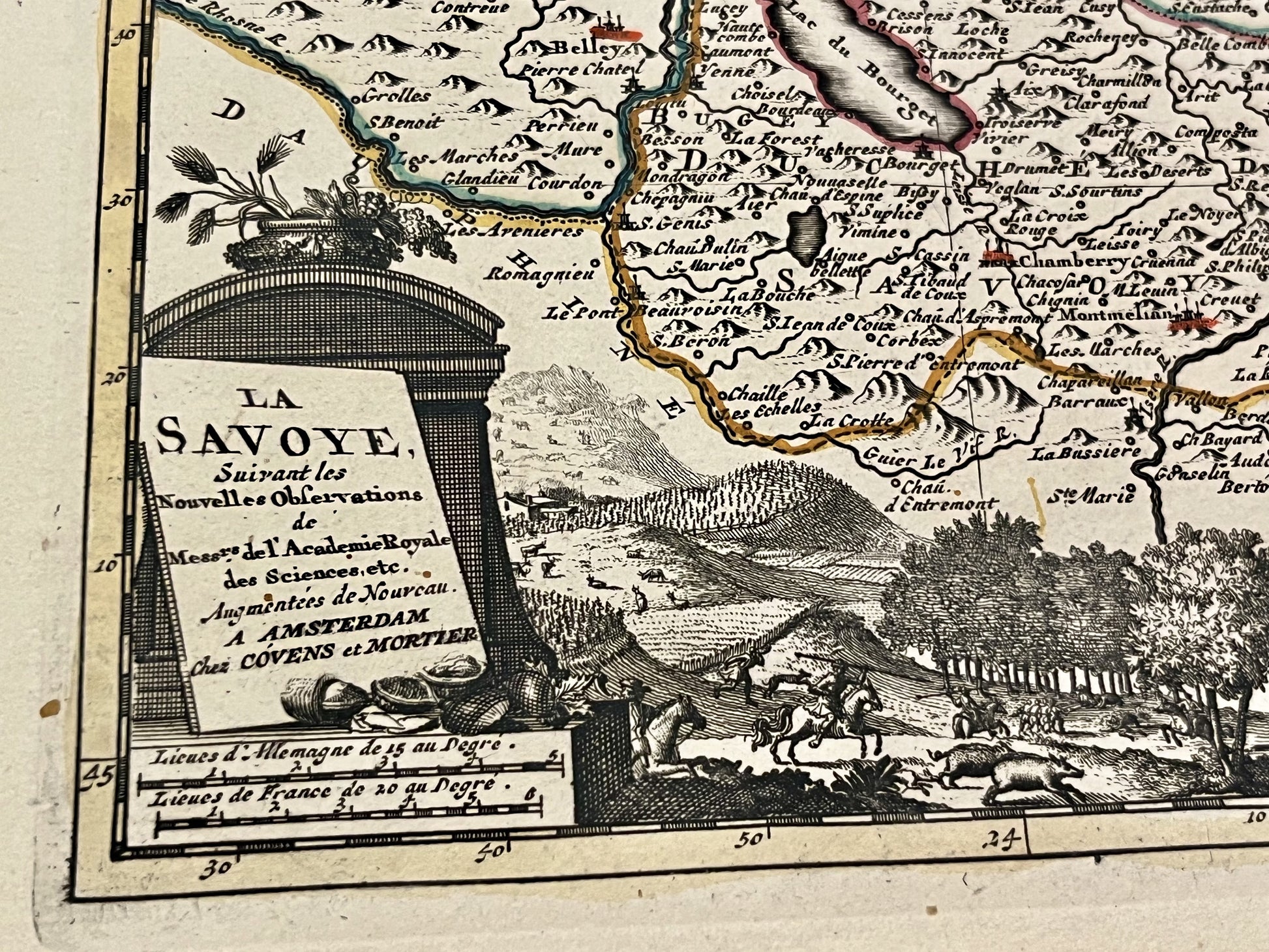 Carte geographique ancienne Savoye