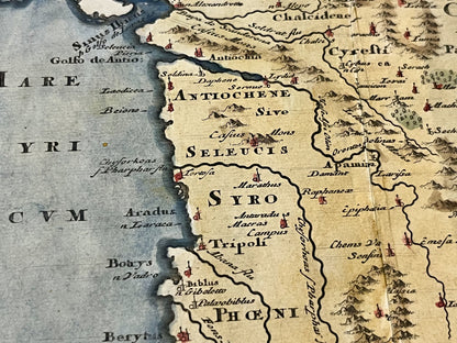 Carte geographique ancienne Syrie