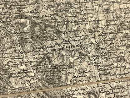 Carte geographique ancienne la Ferte-Mace