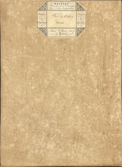 Carte geographique entoilee Arras