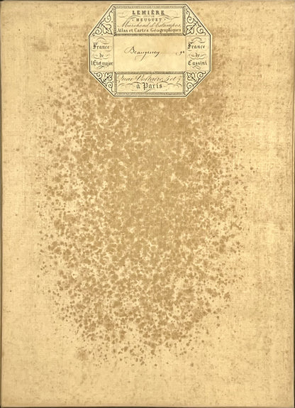 Carte geographique entoilee Beaugency