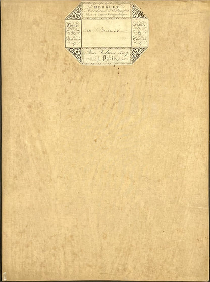 Carte geographique entoilee Bressuire