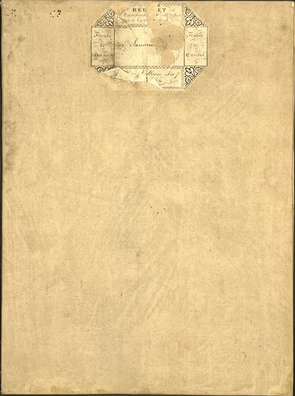 Carte geographique entoilee Saumur